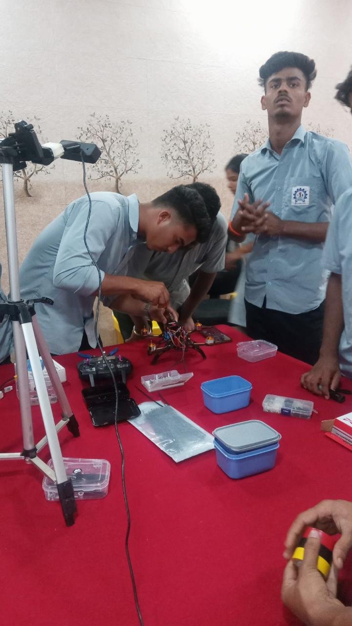 Students Assembling Drones